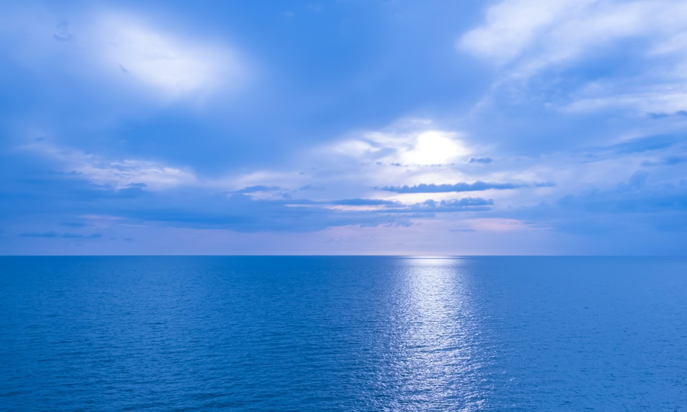 Cruising the Pacific Ocean